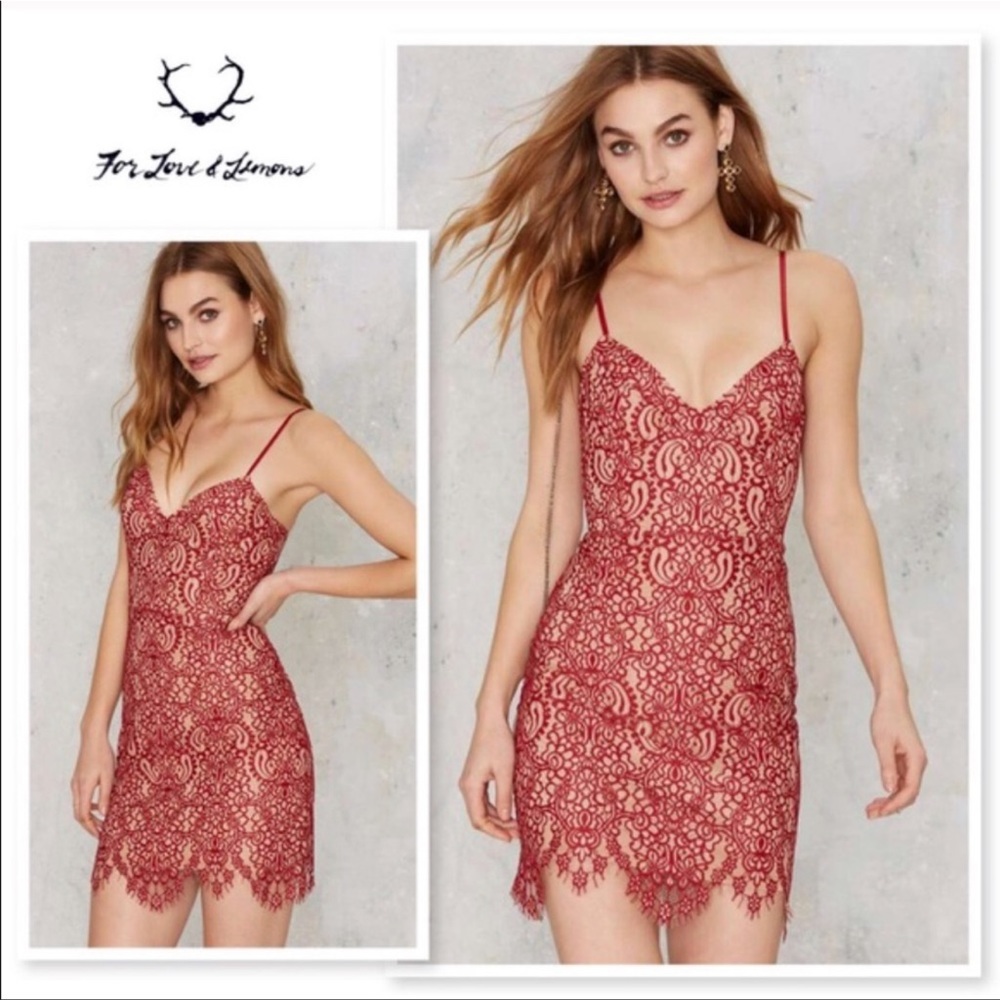 For Love and Lemons Vika mini dress